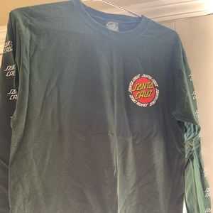 Santa cruise mens long-sleeve Tshirt